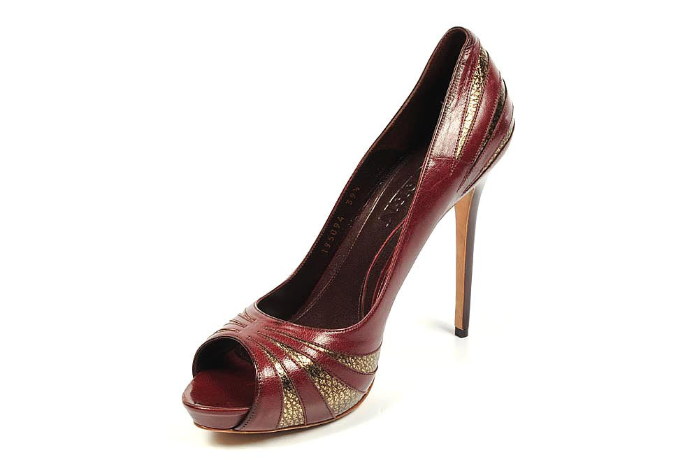 Alexander McQueen decollete open toe 195094 WA016 6069