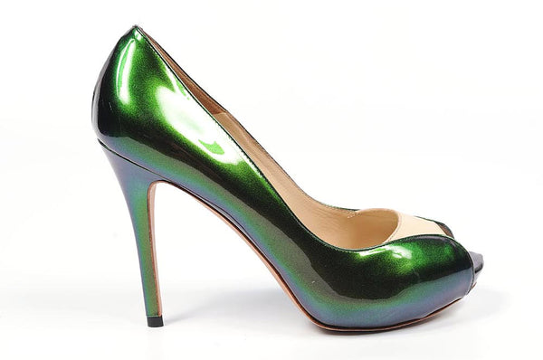 Alexander McQueen decollete open toe 216794 WA0O2 3071