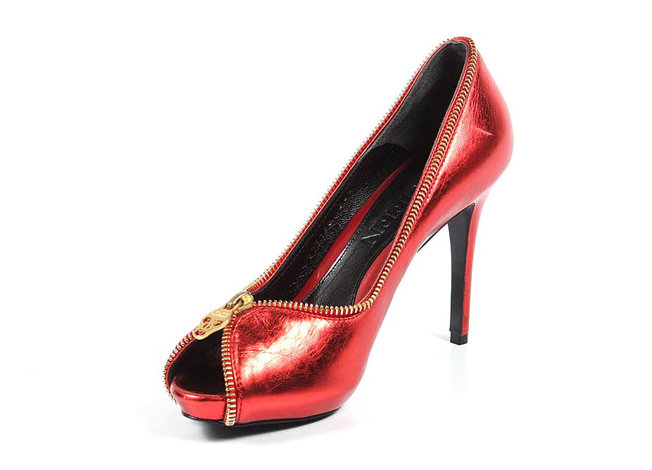 Alexander McQueen decollete open toe 227120 WA1R6 6477