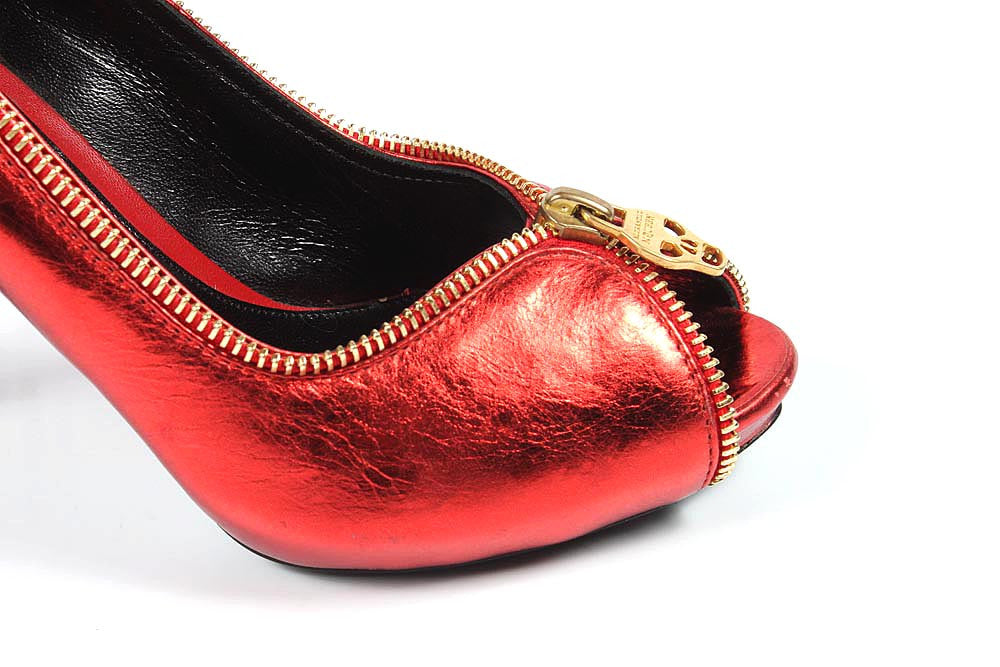 Alexander McQueen decollete open toe 227120 WA1R6 6477