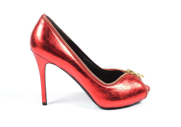 Alexander McQueen decollete open toe 227120 WA1R6 6477