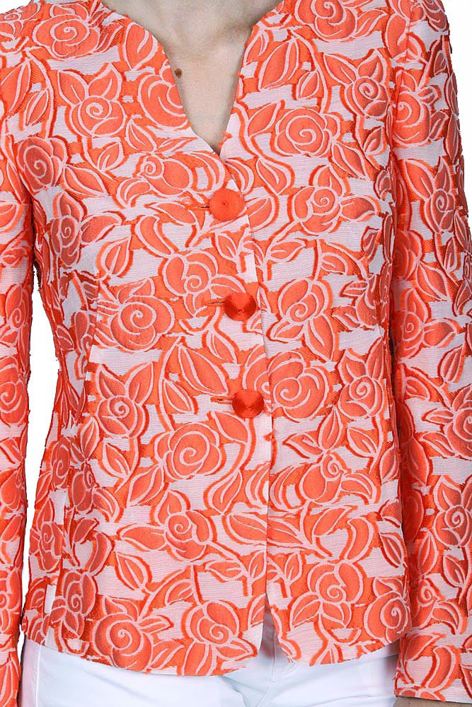 Armani Collezioni ladies jacket floral RMG04T RM405 013