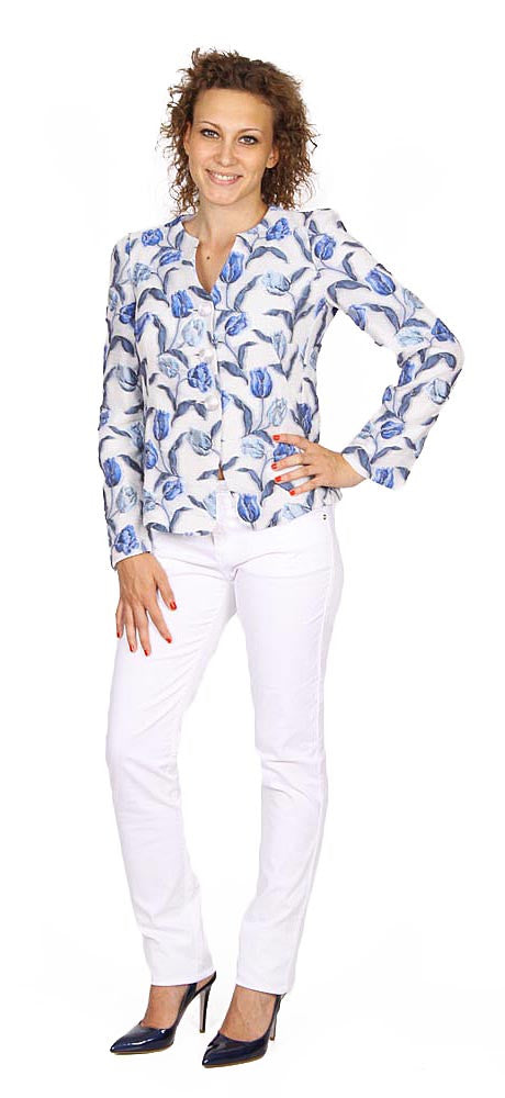 Armani Collezioni ladies jacket roses RMG04T RM408 019