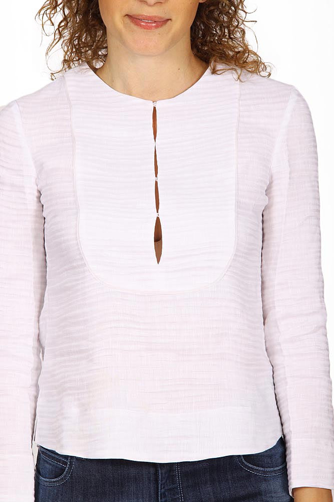 Armani Collezioni ladies shirt long sleeve NMC40T NM066 100