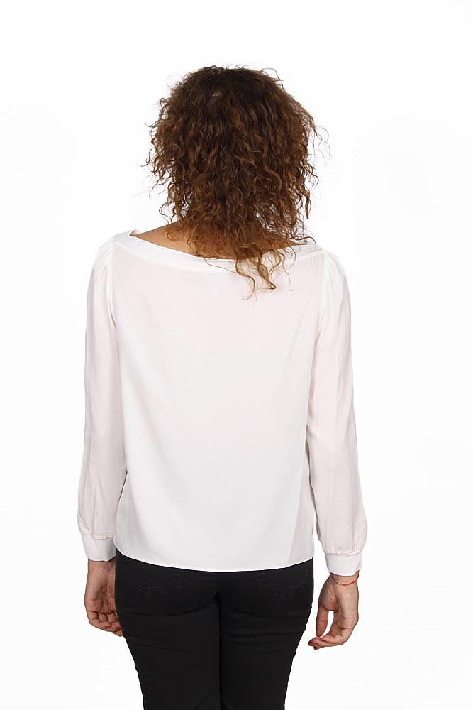 Armani Collezioni ladies shirt long sleeve without buttons RMC25T RM332 101