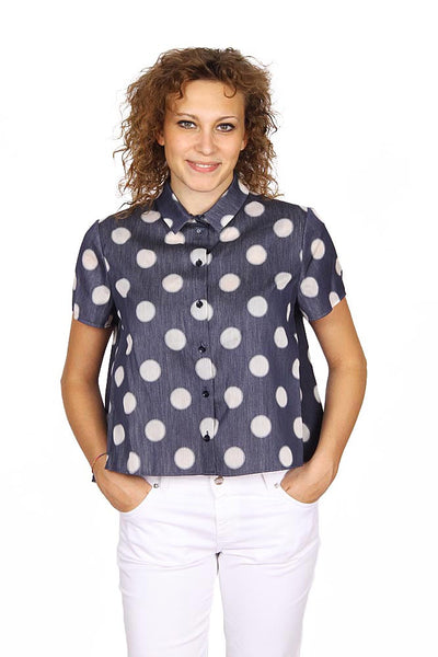 Armani Collezioni ladies shirt short sleeve RMC14T RM402 019
