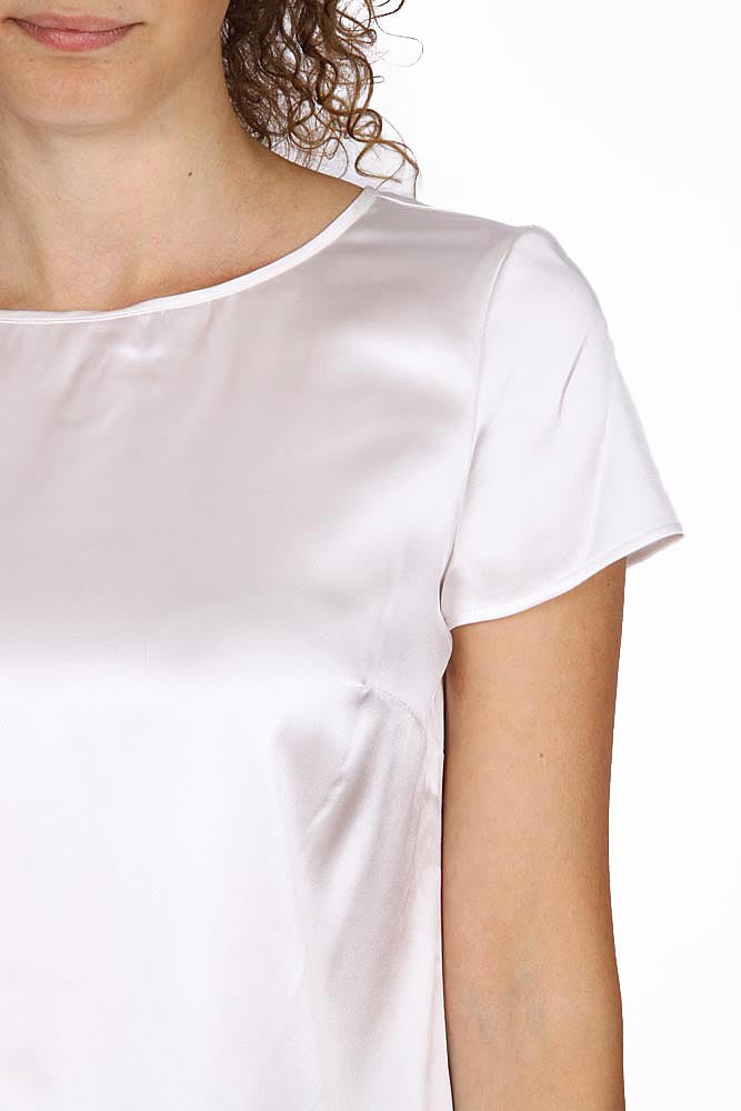 Armani Collezioni ladies shirt short sleeve without buttons RMC05T RM301 101