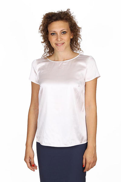 Armani Collezioni ladies shirt short sleeve without buttons RMC05T RM301 101