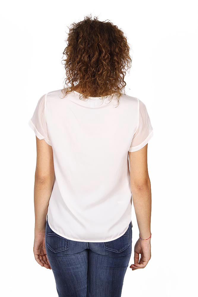 Armani Collezioni ladies shirt short sleeve without buttons RMC13T RM332 101