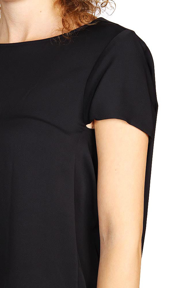 Armani Collezioni ladies shirt short sleeve without buttons RMC17T RM332 999