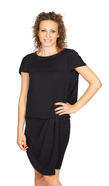 Armani Collezioni ladies shirt short sleeve without buttons RMC17T RM332 999