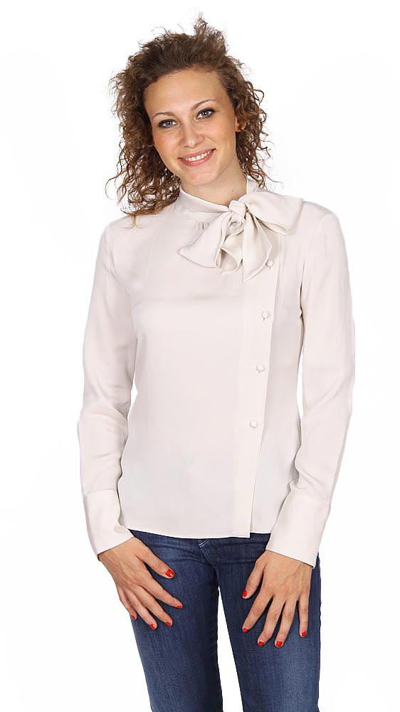 Armani Collezioni ladies shirt with bow on the neck PMC26T PM332 103