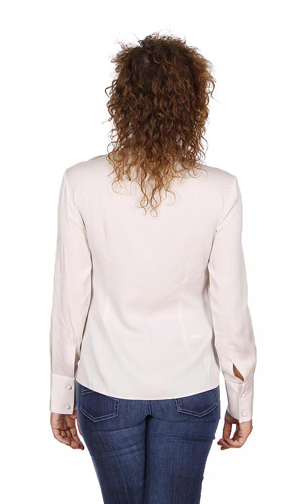 Armani Collezioni ladies shirt with bow on the neck PMC26T PM332 103