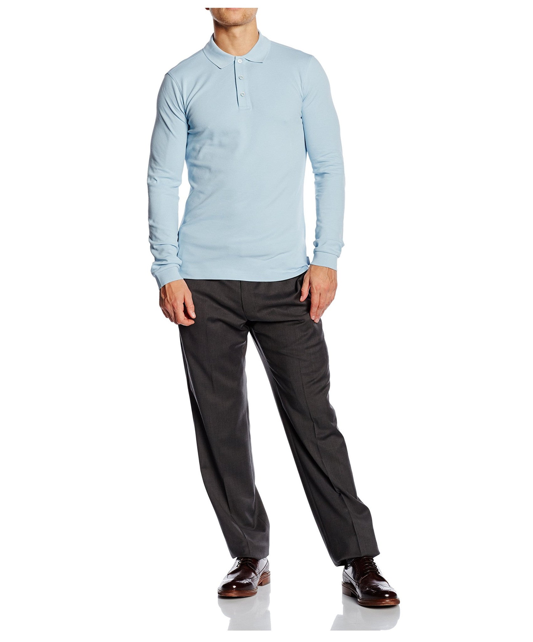 Armani Collezioni mens polo long sleeve PCM22J PCDYJ 700