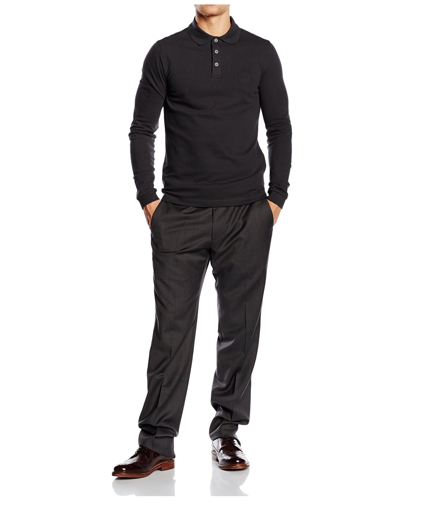 Armani Collezioni mens polo long sleeve PCM23J PCDYJ 640