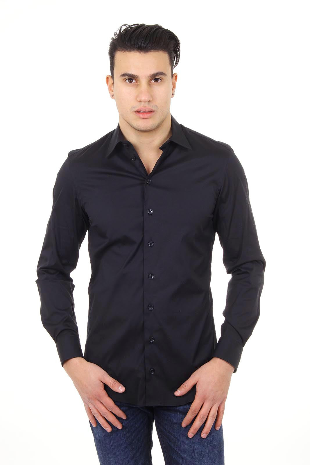 Armani Collezioni mens shirt long sleeve PCSS0L PC0F0 999