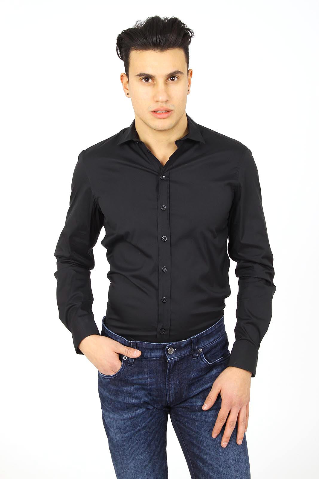 Armani Collezioni mens shirt long sleeve RCSSDL RC0F0 999