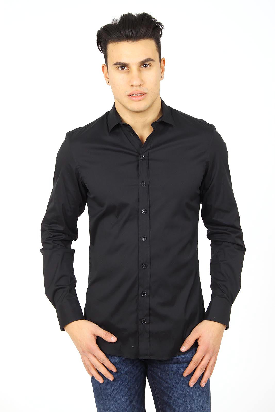 Armani Collezioni mens shirt long sleeve RCSSDL RC0F0 999
