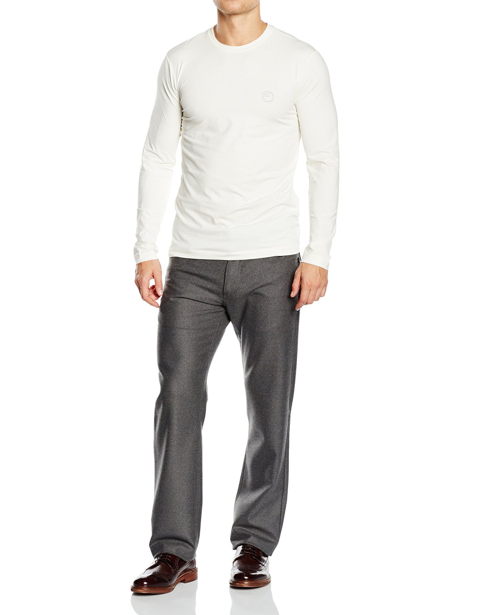 Armani Collezioni mens t-shirt long sleeve PCT33J PC4GJ 101
