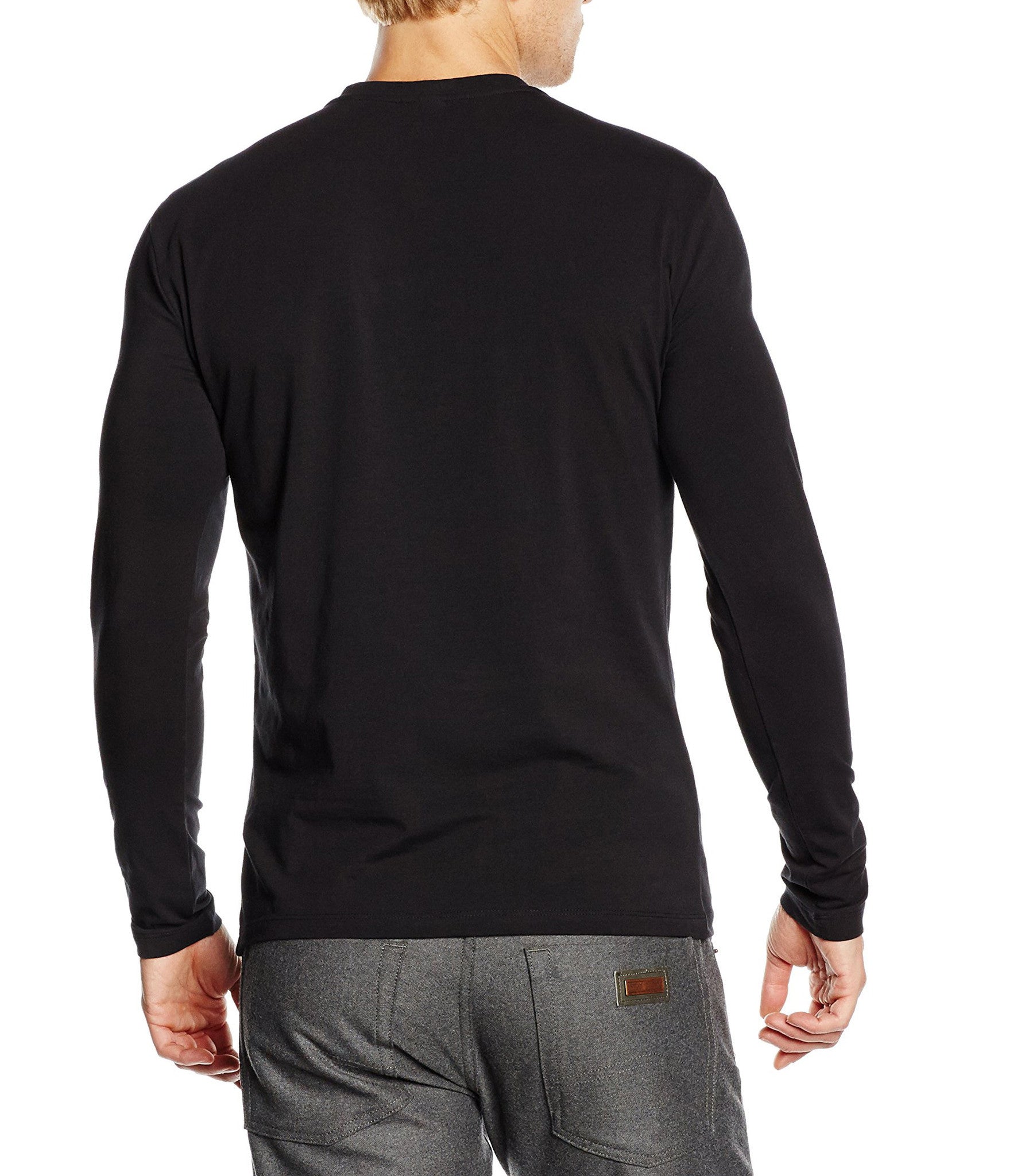 Armani Collezioni mens t-shirt long sleeve PCT33J PC4GJ 999