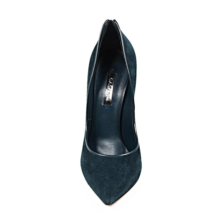 Casadei decollete Queen Suede Blu Atzeco 6532V164.DN6T228133