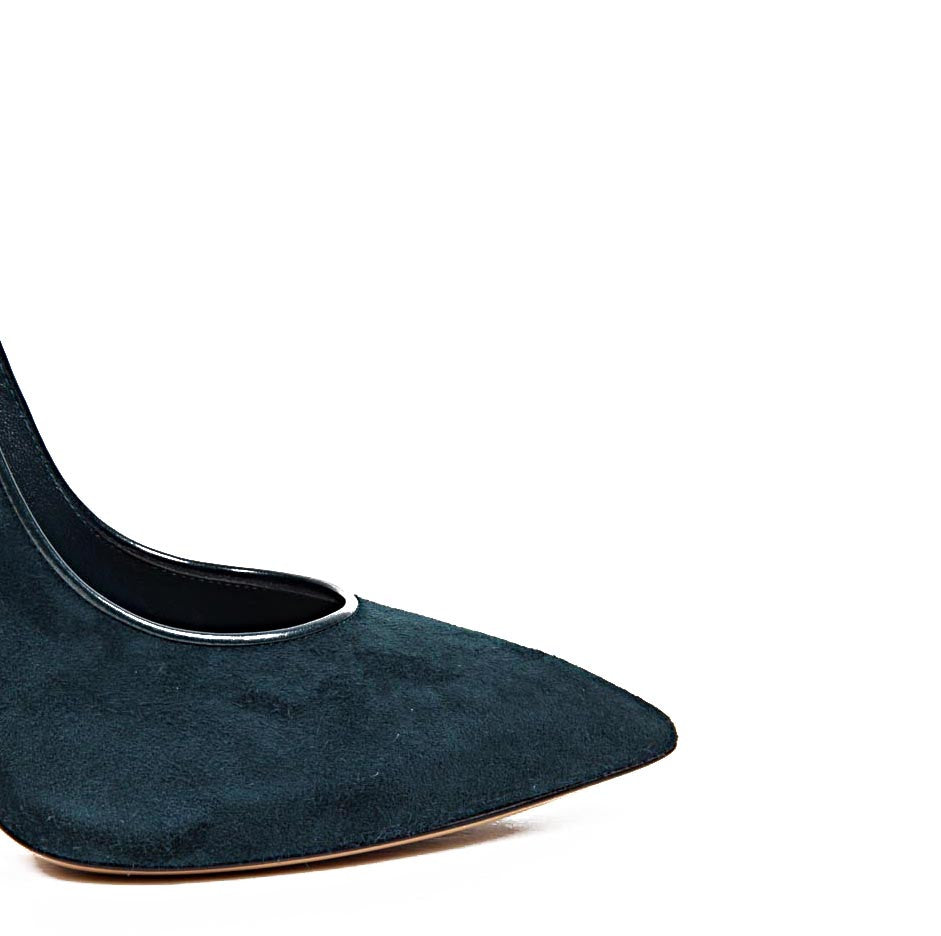 Casadei decollete Queen Suede Blu Atzeco 6532V164.DN6T228133