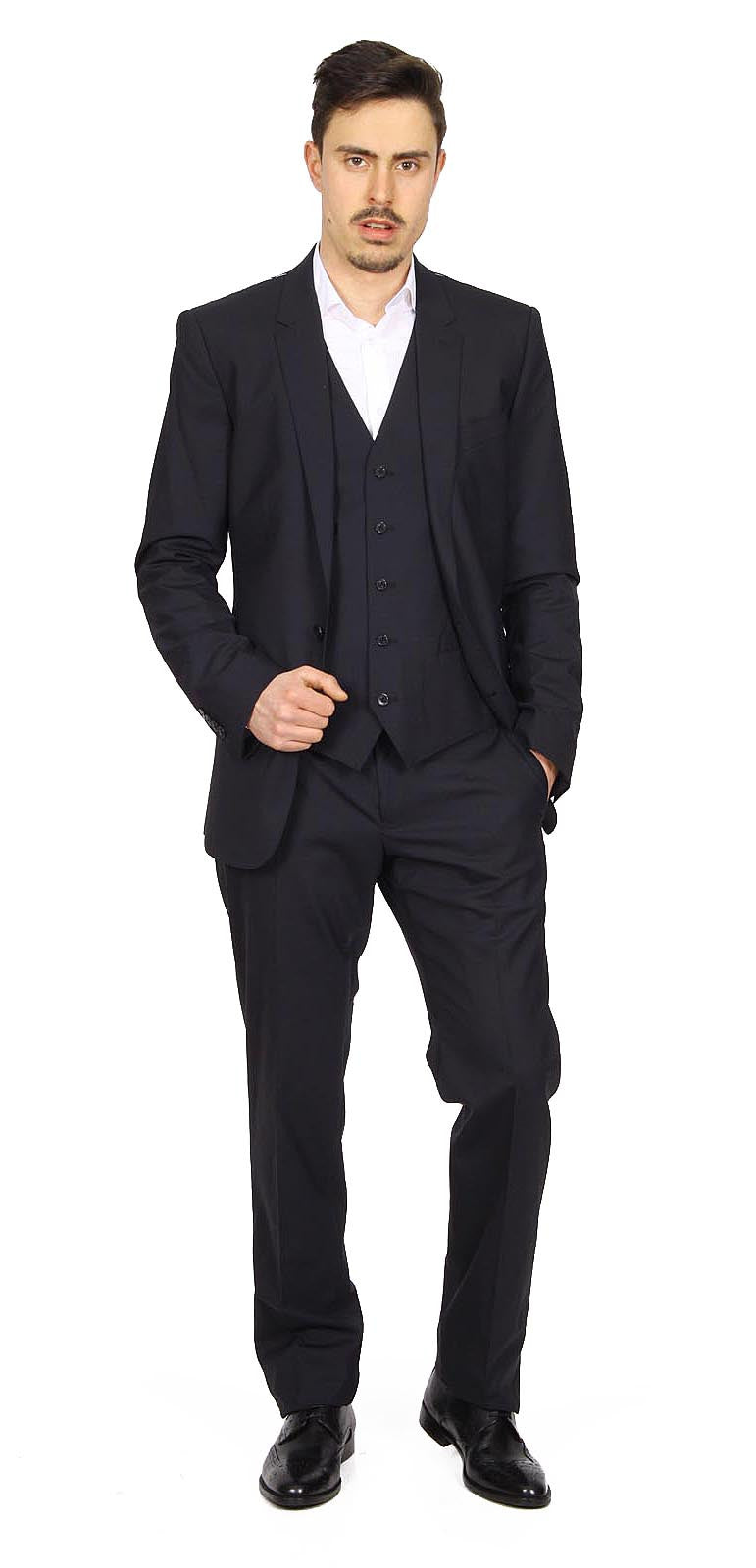 Dolce & Gabbana Martini mens suit with gilet G1HNMT FUBBG B0665