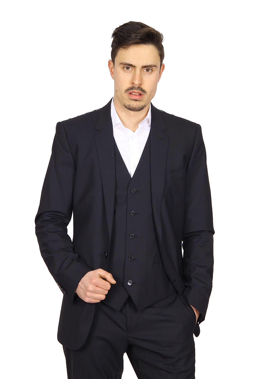 Dolce & Gabbana Martini mens suit with gilet G1HNMT FUBBG B0665