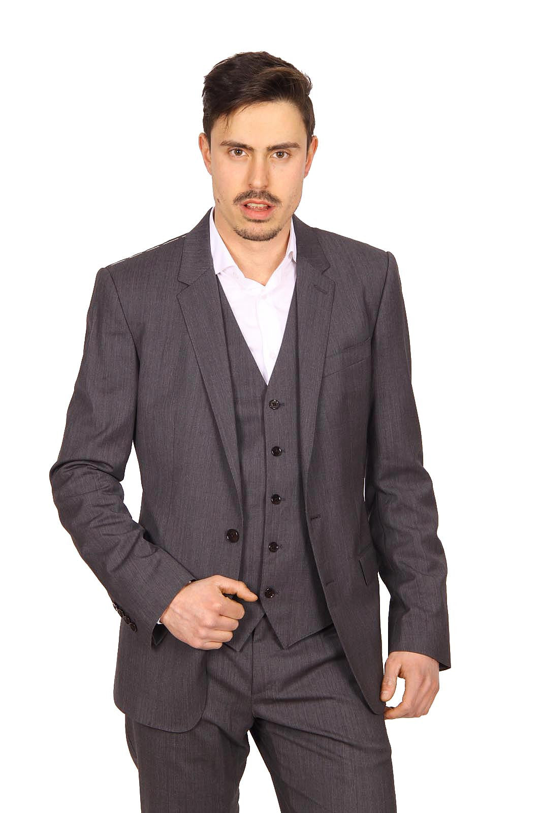 Dolce & Gabbana Martini mens suit with gilet G1HNMT FUBBG S8291