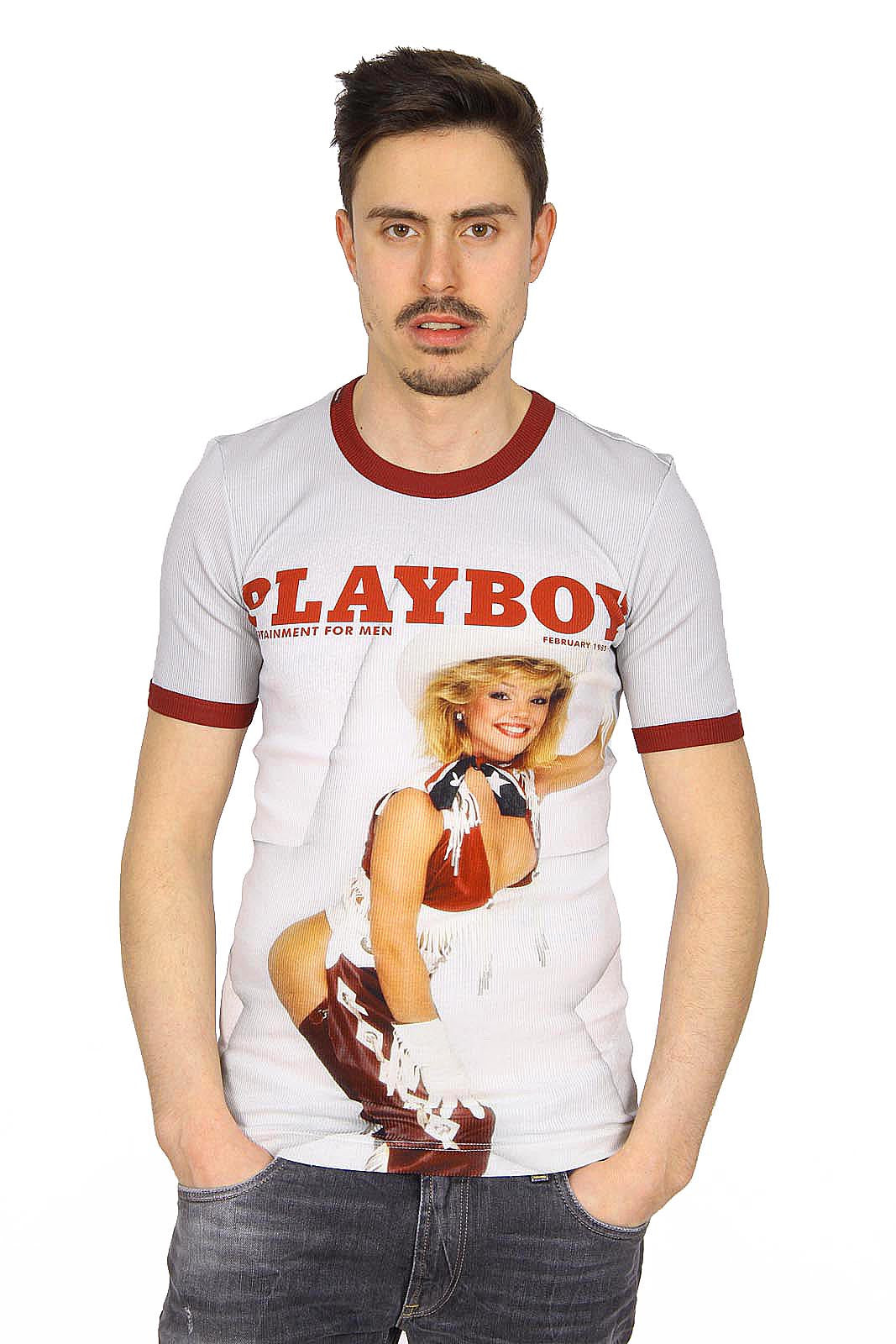 Dolce & Gabbana Playboy mens t-shirt short sleeve G8EQ5T G7CDZ S9000