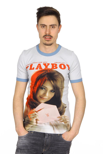 Dolce & Gabbana Playboy mens t-shirt short sleeve G8EQ5T G7CEA S9000