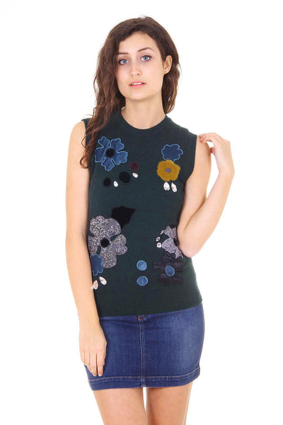 Dolce & Gabbana ladies cardigan sleeveless FI899K F49HF S9134