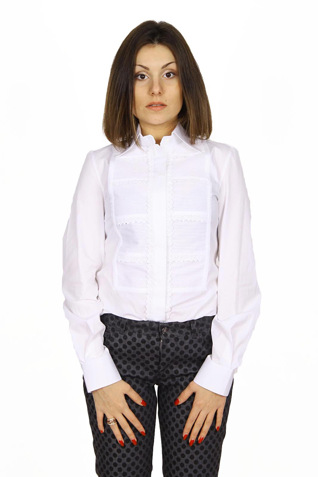 Dolce & Gabbana ladies shirt long sleeve F5F48T FU5MQ W0800