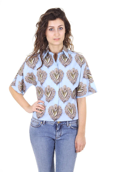 Dolce & Gabbana ladies shirt short sleeve F5F27T FS5ST X0800
