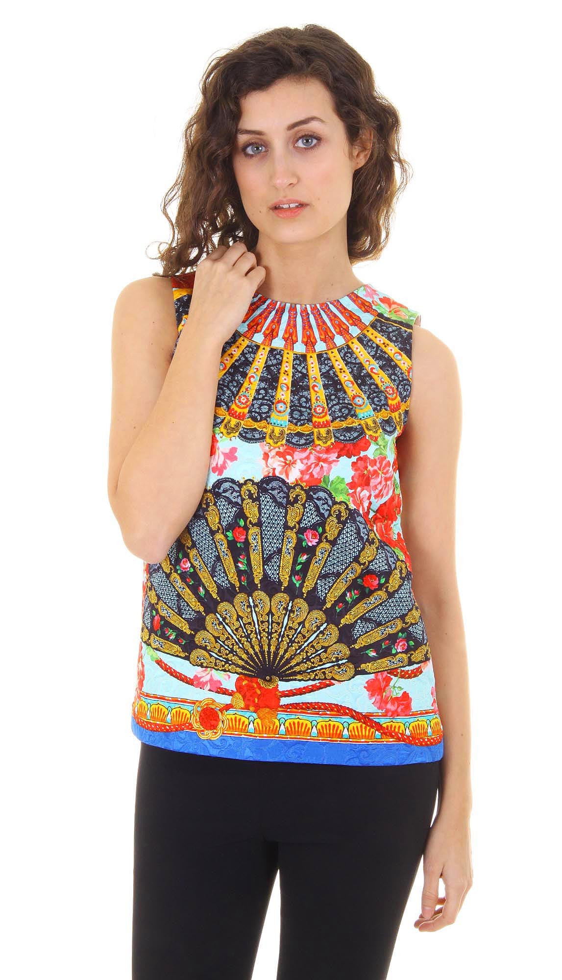 Dolce & Gabbana ladies tank top F7M57T FPMQV X0800