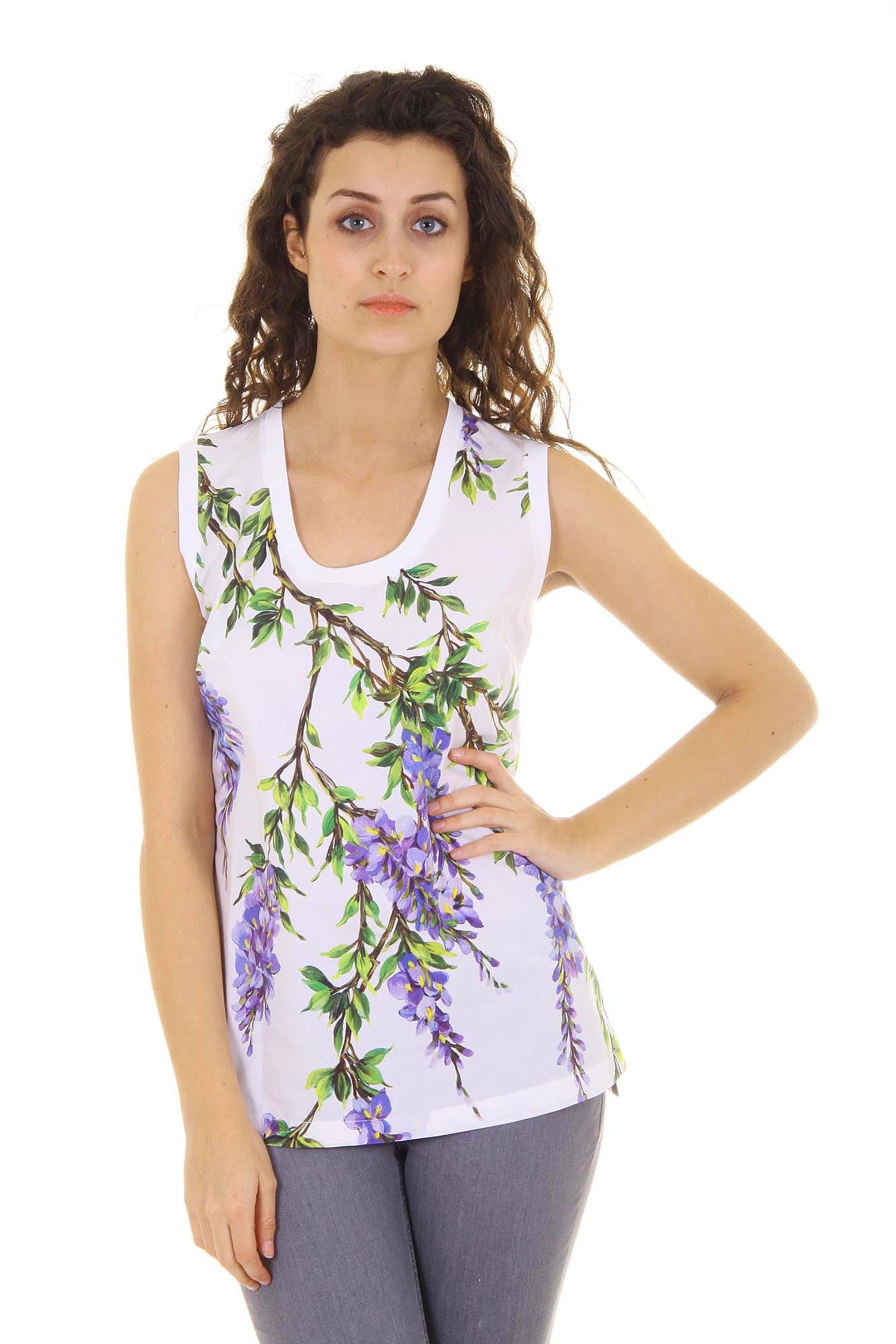 Dolce & Gabbana ladies tank top F7O94T G7DFU S9000