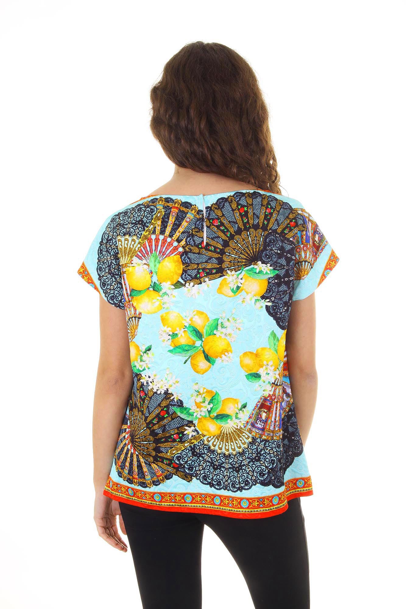 Dolce & Gabbana ladies top short sleeve F7M54T FPMQ0 X0800