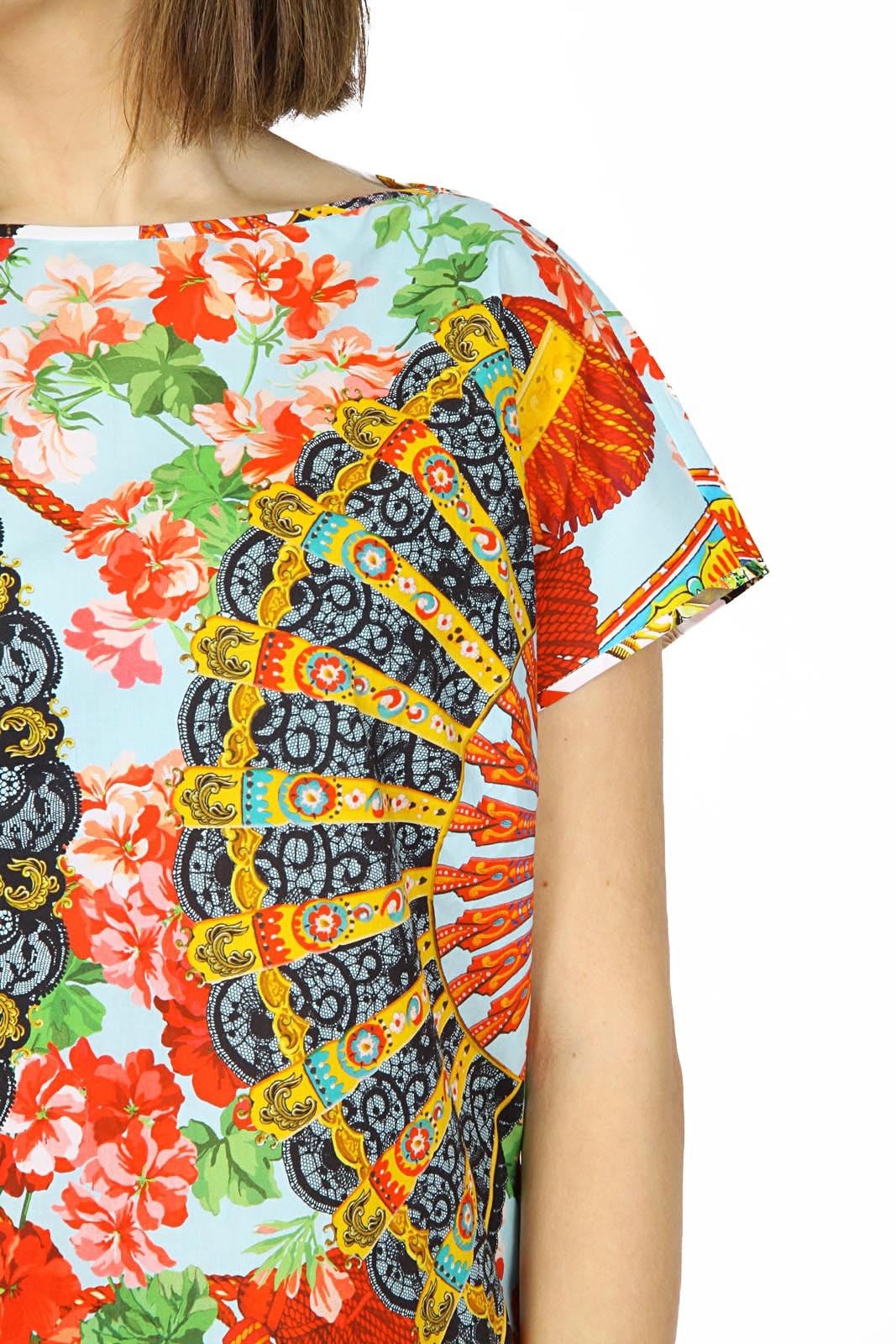 Dolce & Gabbana ladies top short sleeve F7M94T FP5IO X0800