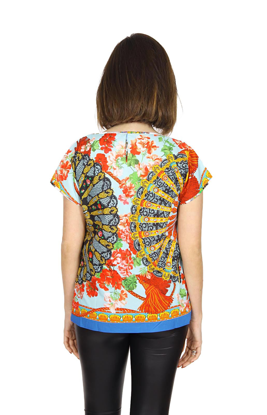 Dolce & Gabbana ladies top short sleeve F7M94T FP5IO X0800