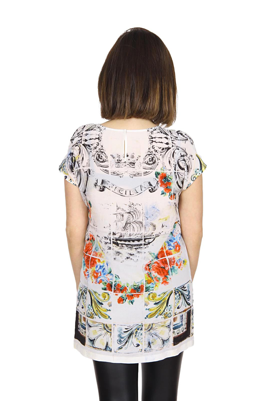 Dolce & Gabbana ladies top short sleeve F7Q08T FP150 X0800