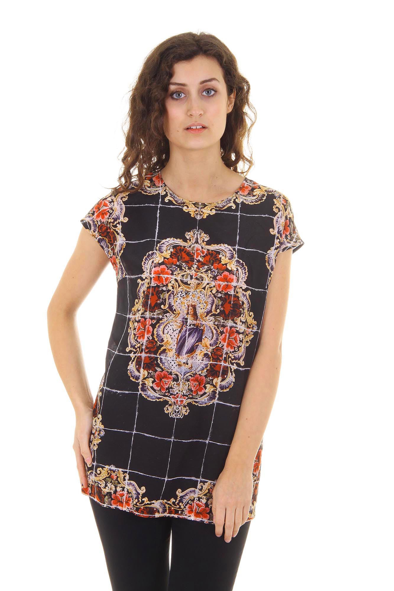 Dolce & Gabbana ladies top short sleeve F7Q08T FP15Y X0800