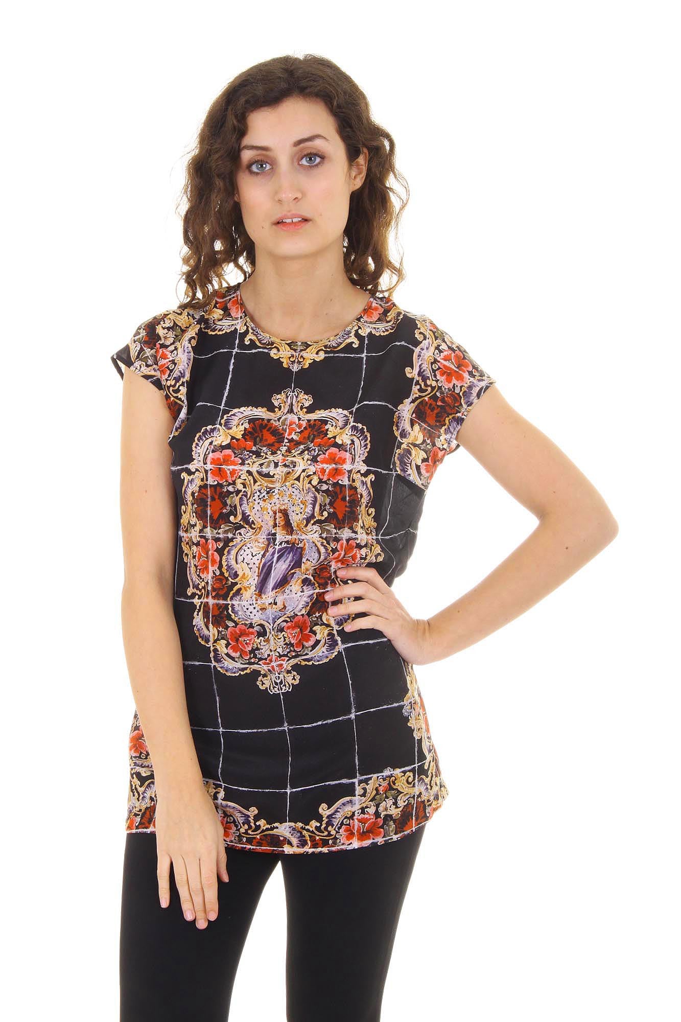 Dolce & Gabbana ladies top short sleeve F7Q08T FP15Y X0800