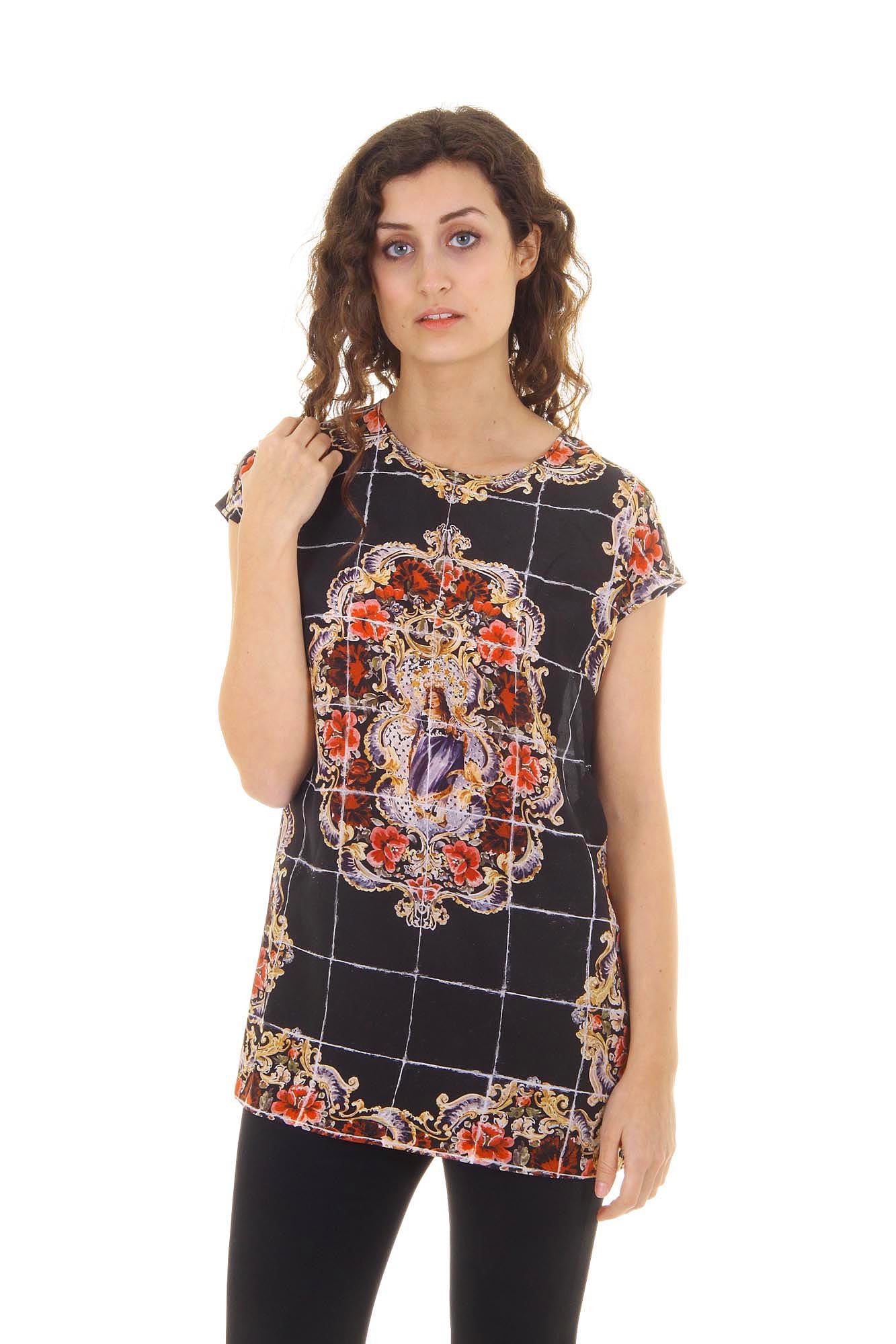 Dolce & Gabbana ladies top short sleeve F7Q08T FP15Y X0800