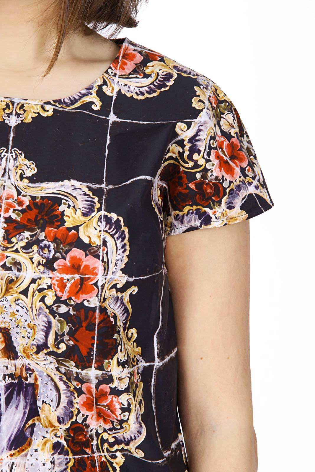 Dolce & Gabbana ladies top short sleeve F7Q08T FP5J9 X0800