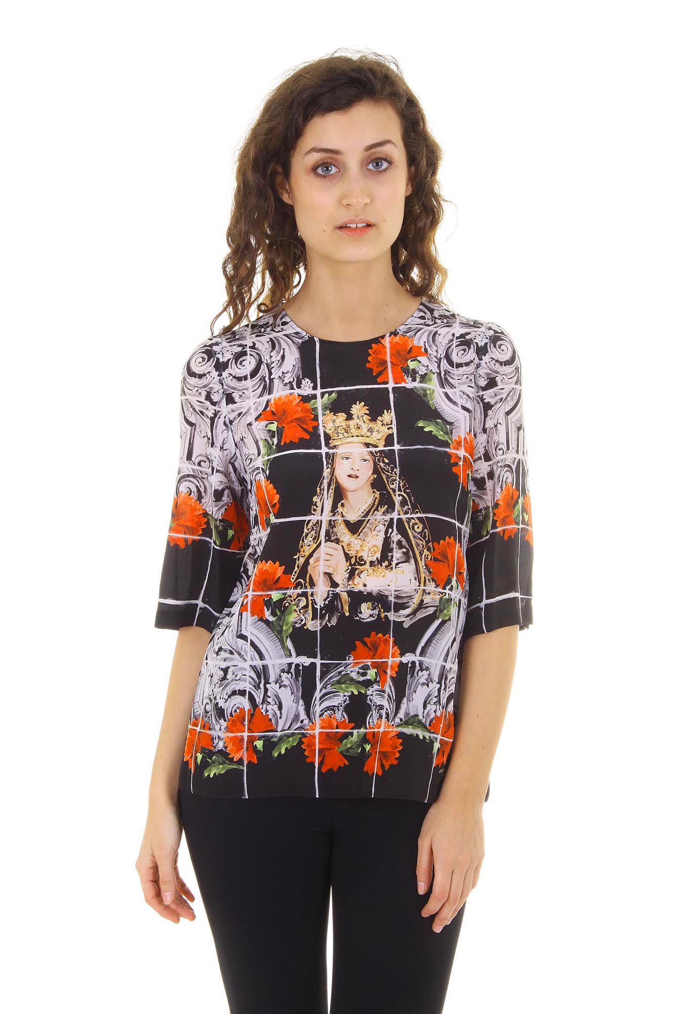 Dolce & Gabbana ladies top short sleeve F7Q09T FP15W X0800