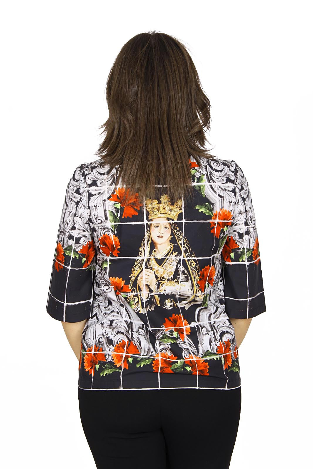 Dolce & Gabbana ladies top short sleeve F7Q09T FP5J7 X0800