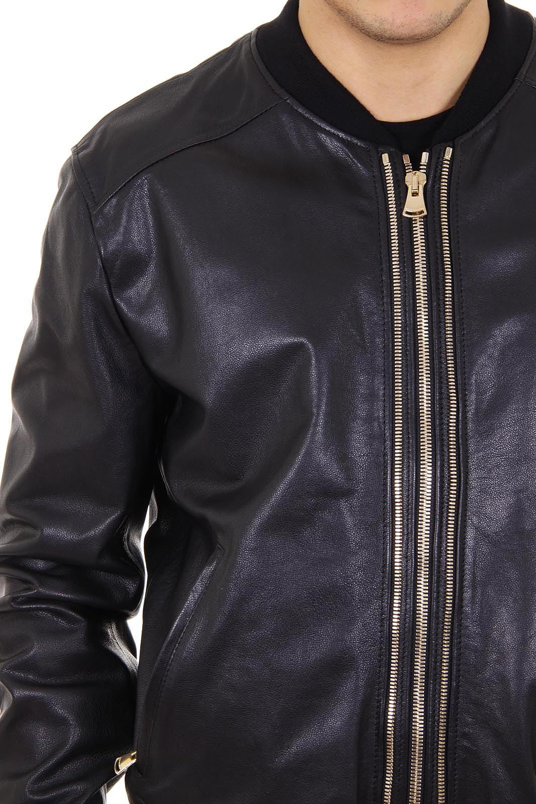 Dolce & Gabbana mens leather jacket G9BN9L FUL1R N0000