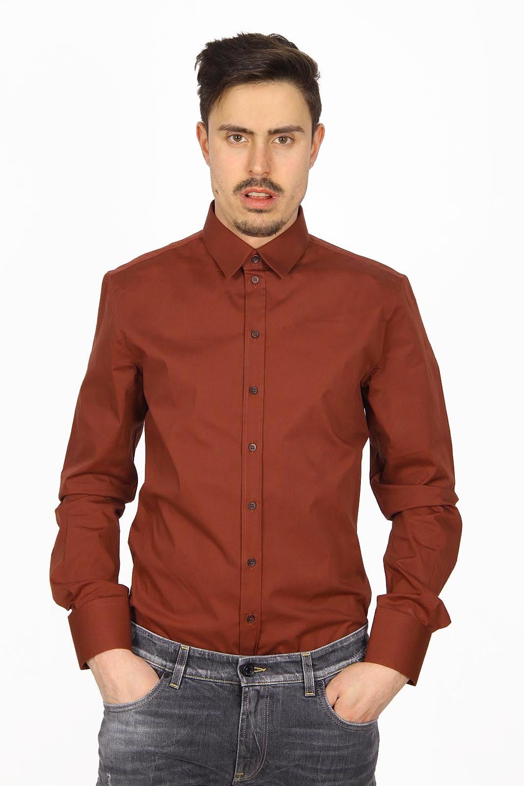 Dolce & Gabbana mens shirt long sleeve G5CP6T FUEAJ R5232