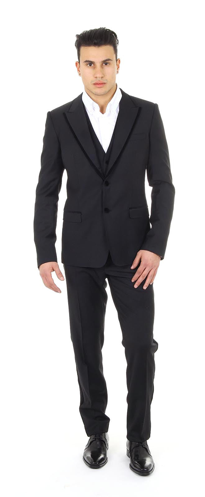 Dolce & Gabbana mens suit with gilet G1FFMT FUBCT N0000