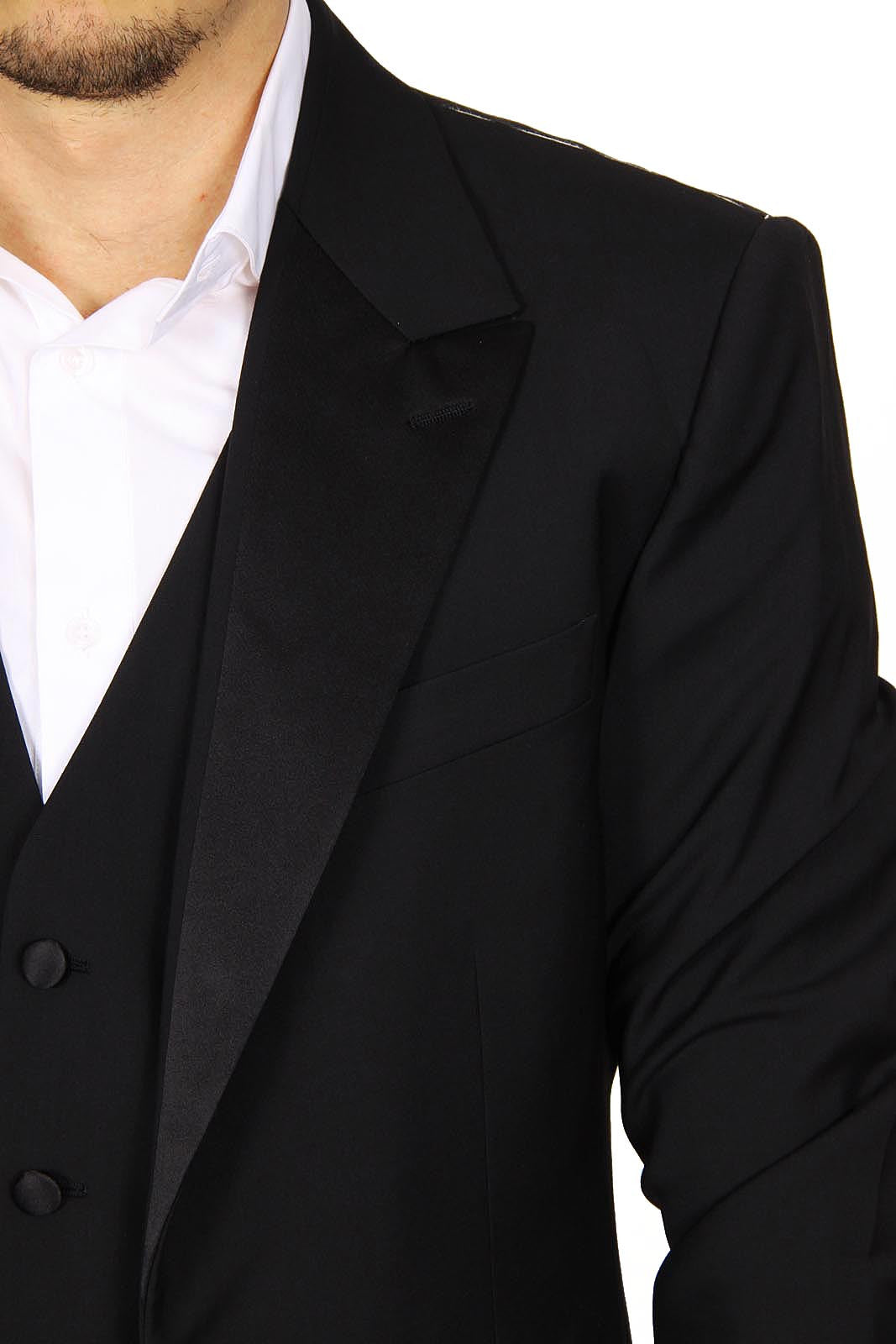 Dolce & Gabbana mens suit with gilet G1IEMT FUBDE N0000